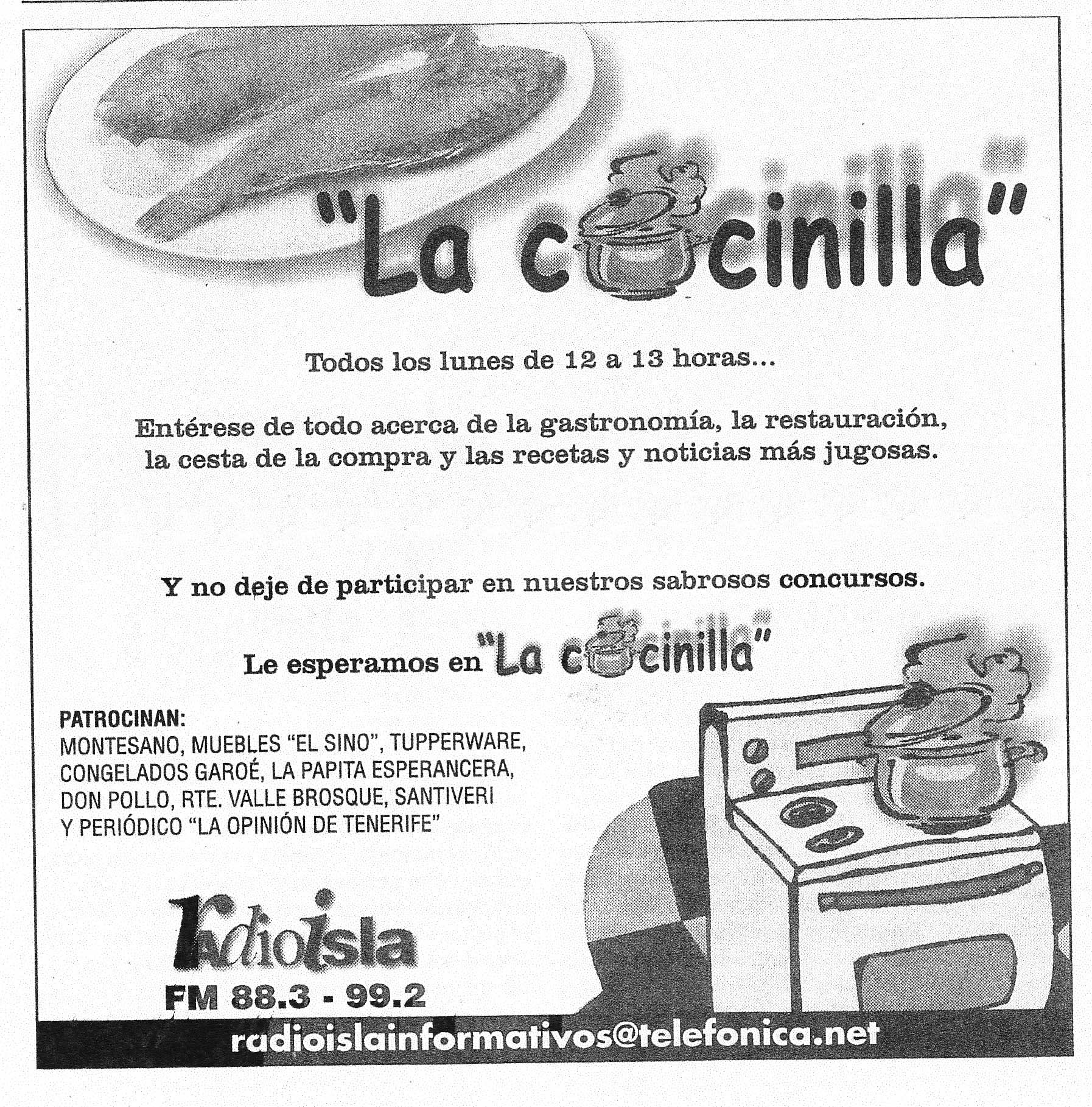la cocinilla anuncio prensa