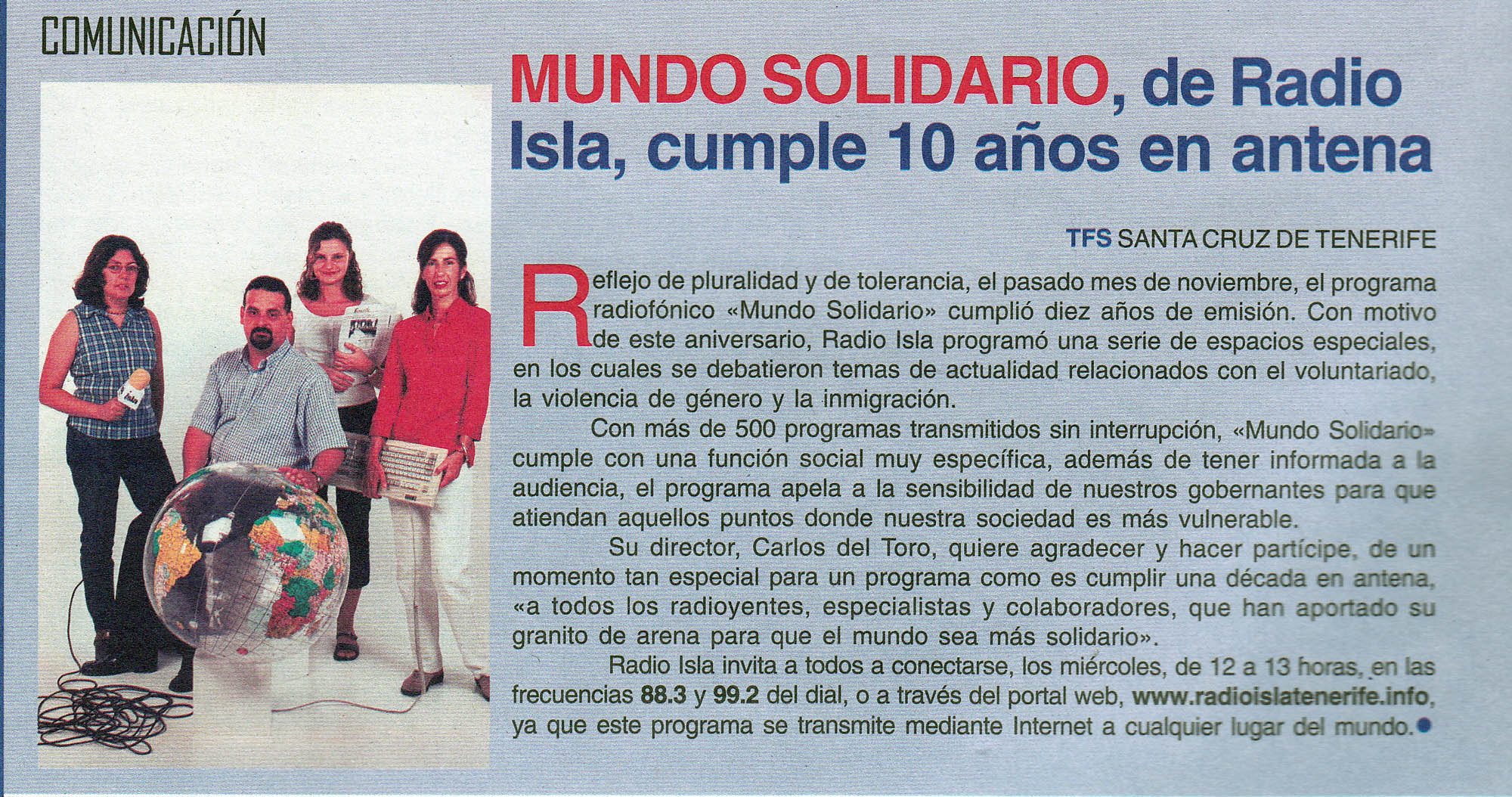 en nuestro decimo aniversario